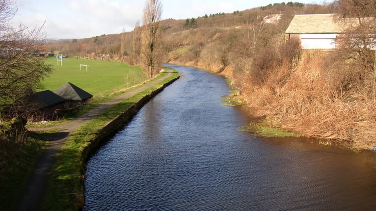 The Huddersfield Broad Canal, Deighton, Huddersfield in Deighton, Huddersfield